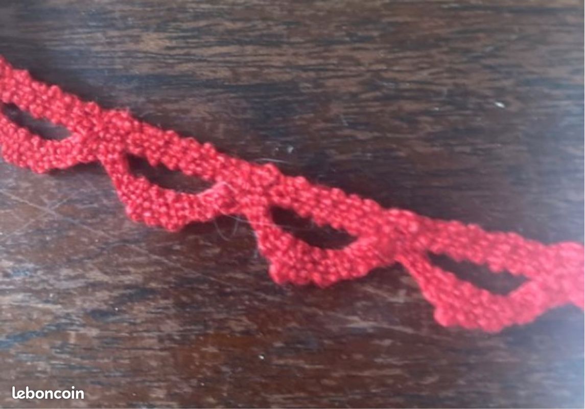 Dentelle Vintage rouge (image 2)