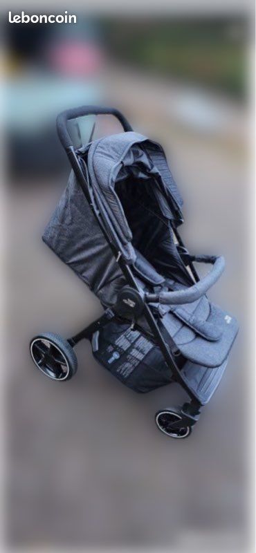 Poussette + base + cosy britax romer (image 1)