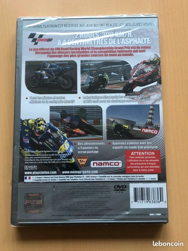 Moto GP 4 Sur PS2 – Edition Platinum – PAL – Jeu De Course Namco