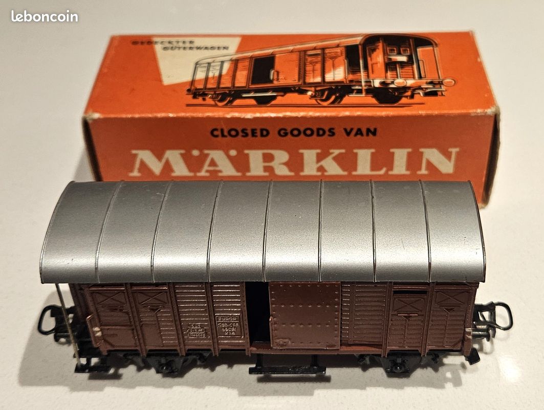 Lot De 2 Wagons Märklin HO 4605 Avec Boîte - Neufs