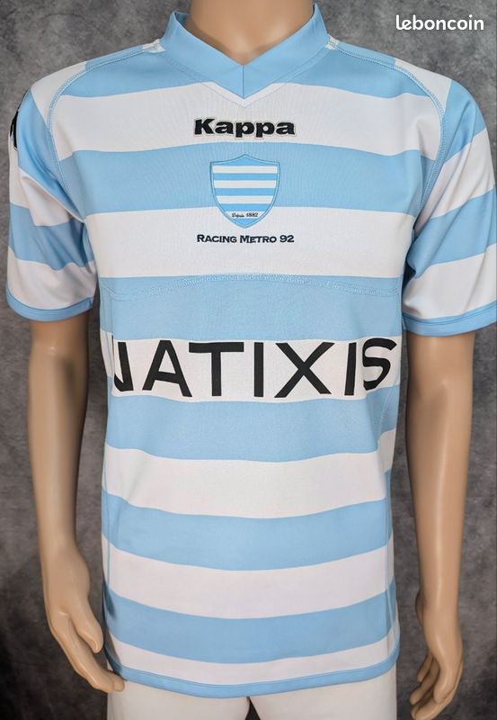 Maillot Rugby KAPPA Racing Metro 92 Paris - Stock Pro - Taille XXL - Occasion