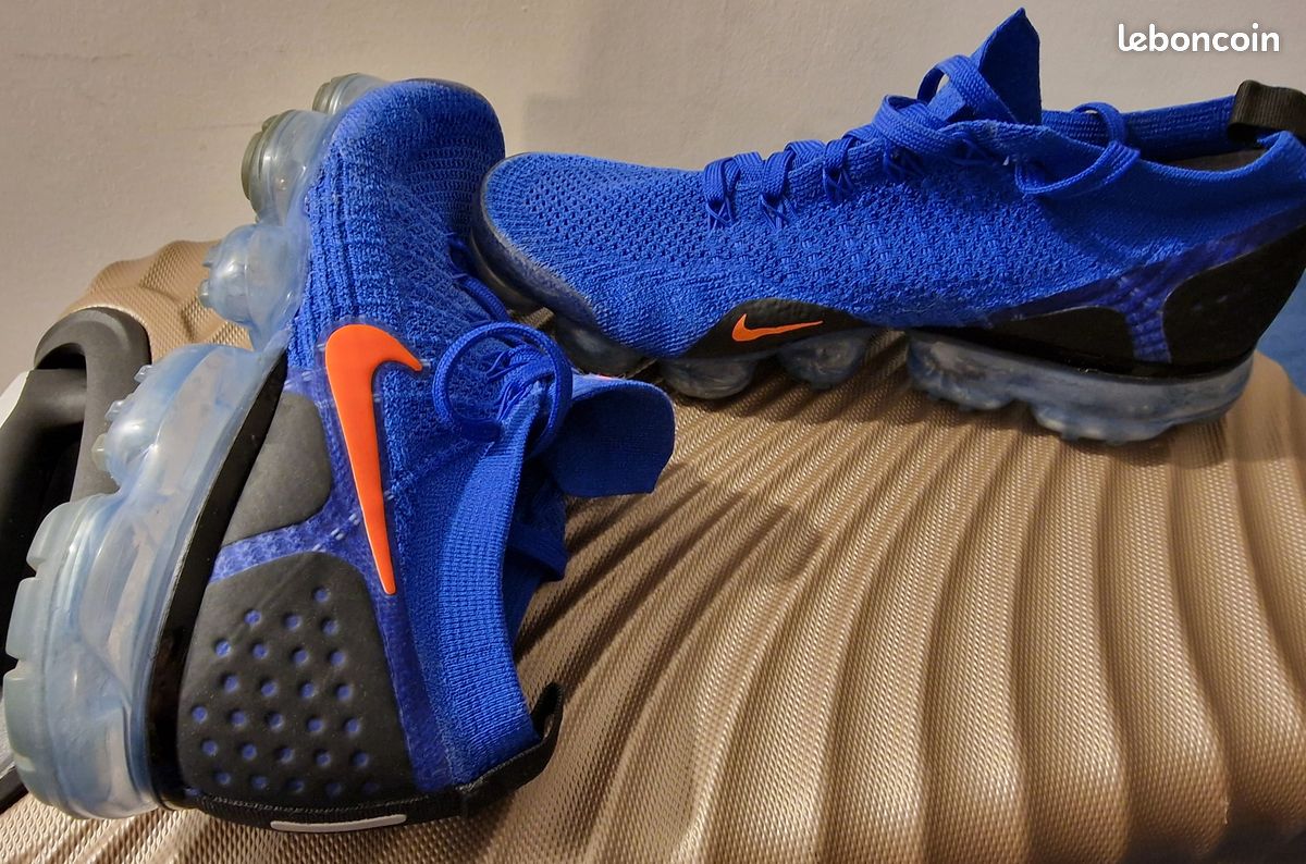 Racer Blue Vapormax Flyknit Bleu Vapormax Laceless Vapormax Sans