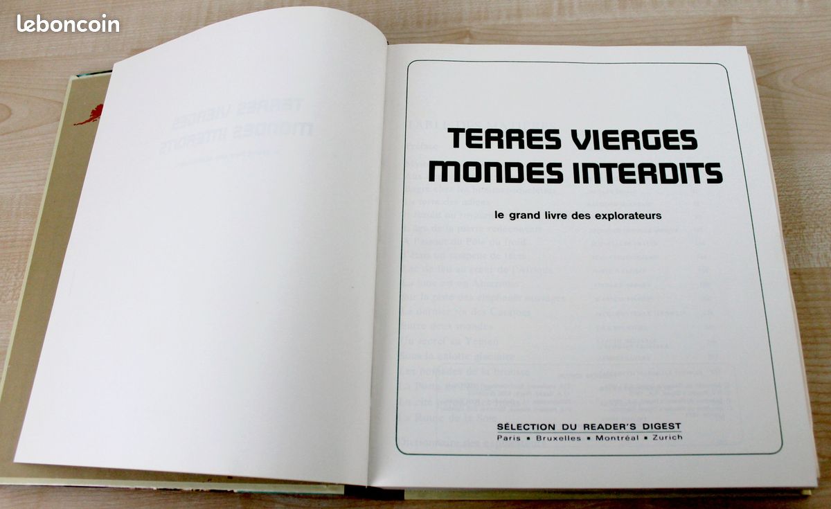 CULTURE TERRES VIERGES MONDES INTERDITS LE GRAND LIVRE DES VOYAGEURS 1979 Reader (image 2)
