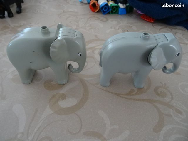 Eléphants tête articulée Lego Duplo (image 2)