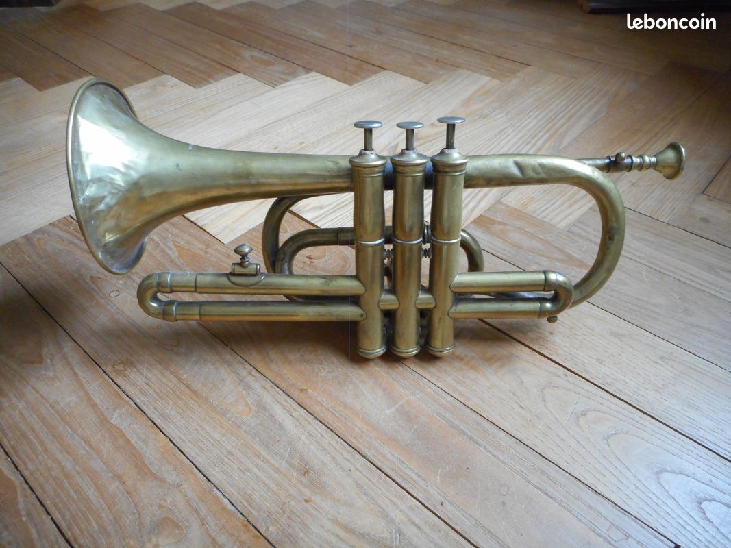 CORNET à PISTONS ancien rare marque du 19ème (image 1)