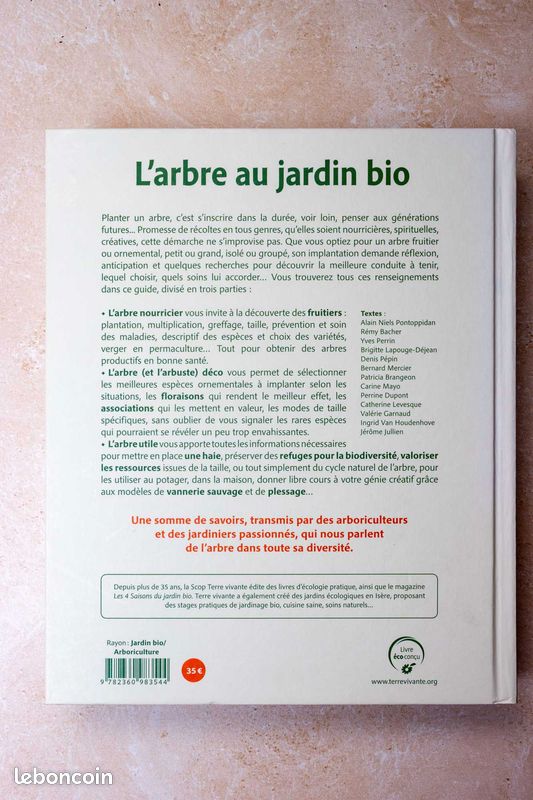 Livre L’arbre au jardin bio – Le Guide Terre Vivante (image 2)