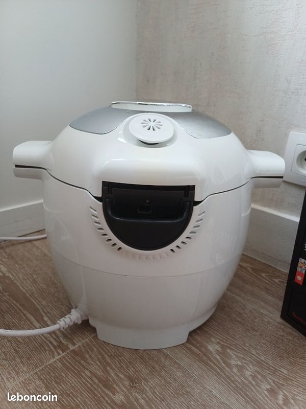 Moulinex Cookeo Blanc/Bordeaux + Livres de recettes + Panier vapeur (image 10)