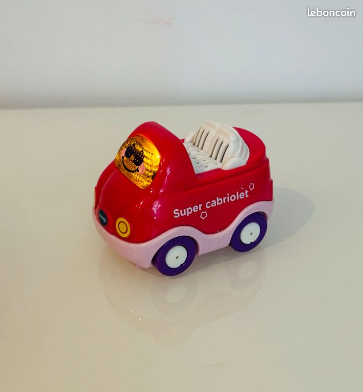 Vtech Tut Tut Bolides Timothée le super cabriolet rose édition spéciale fille voiture parlante camion moto avion hélico super garage maxi circuit véhicule copains animo rare collection lot SOP77 (image 3)