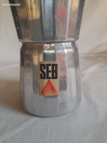 CAFETIÈRE ANCIENNE PRESSION Seb aluminium EUR 19,00 - PicClick FR
