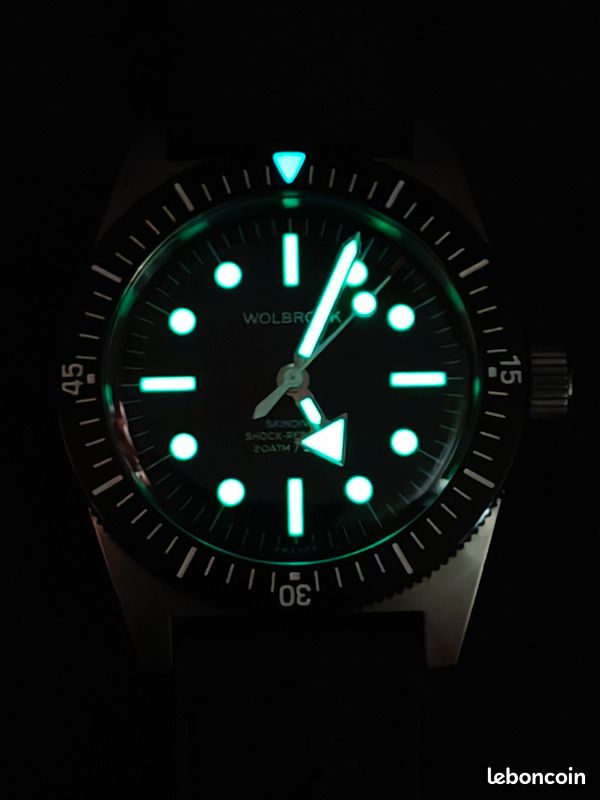 Wolbrook Skindiver 38mm reduced état neuf (image 13)