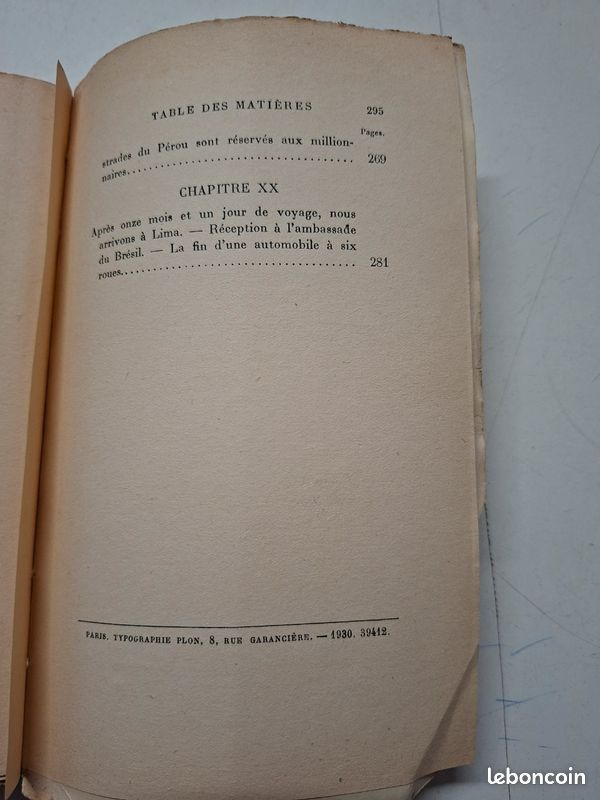 2711J: 1930 - La Première Traversée de l'Amérique du Sud en Automobile - Roger Courteville (image 12)