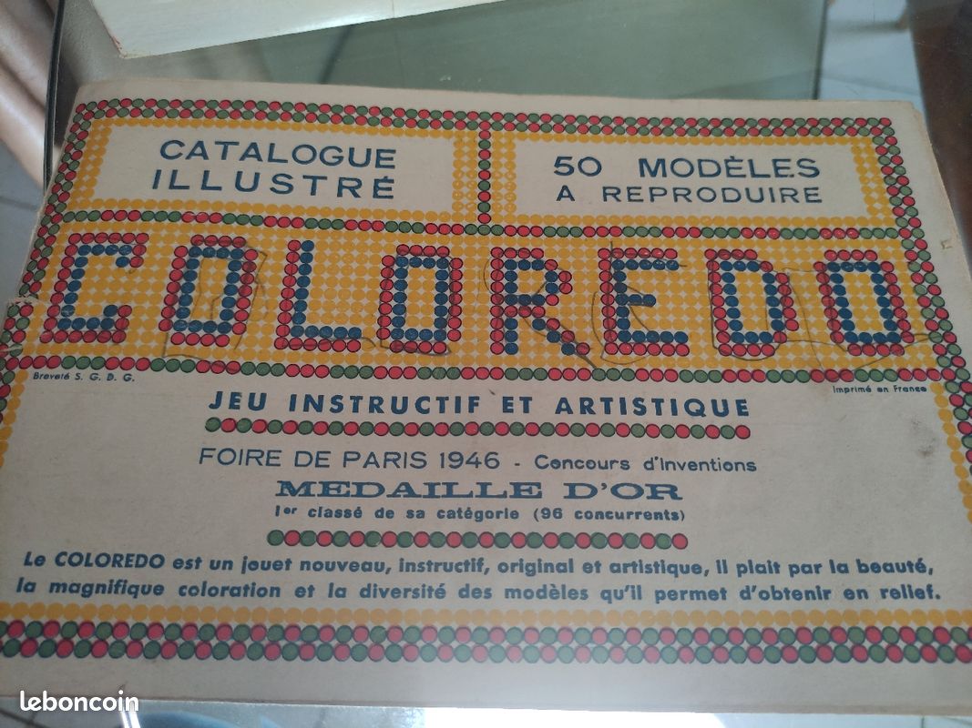 Jeu de construction/ coloredo/numéro 3/vintage/ 1946 (image 5)