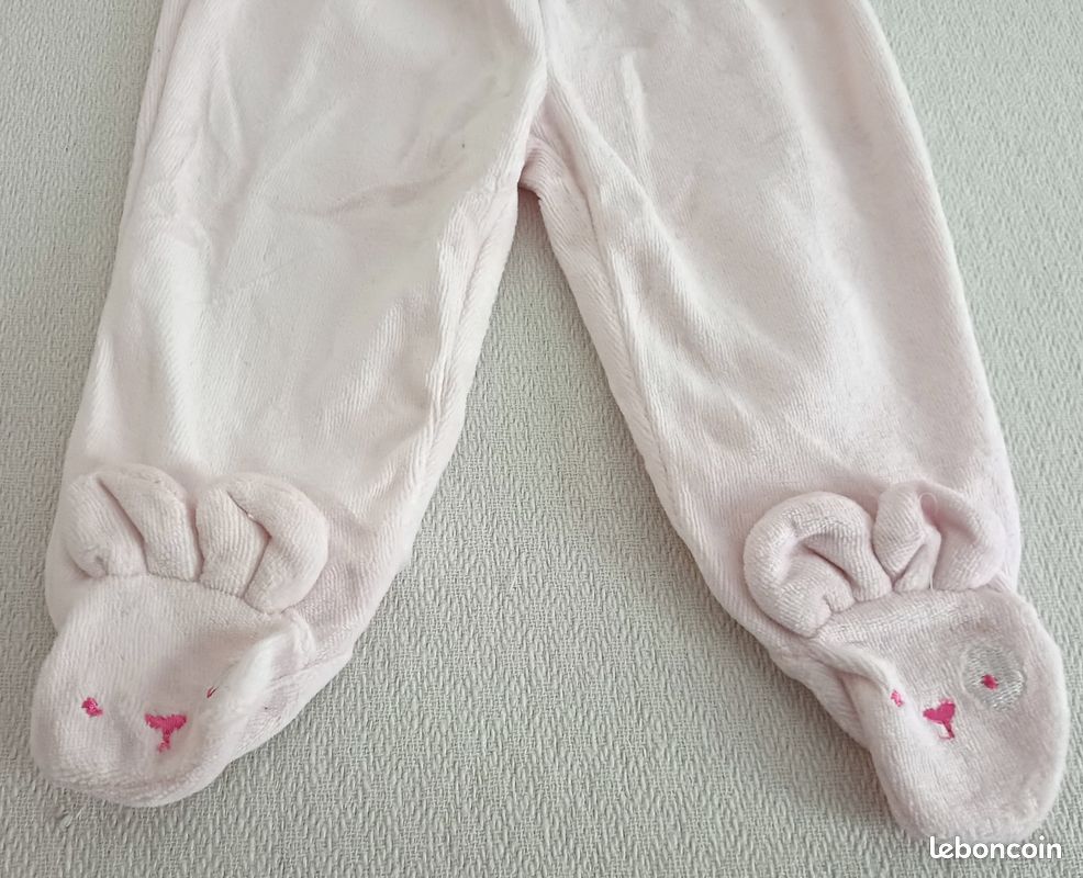 Kimadi - Pantalon doux à pieds 3 mois (image 2)
