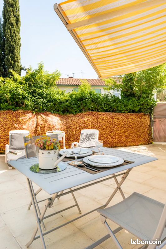 Studio meublé pour courts séjours (de 3 nuits à - d'1 mois) grande terrasse & petite buanderie (image 10)