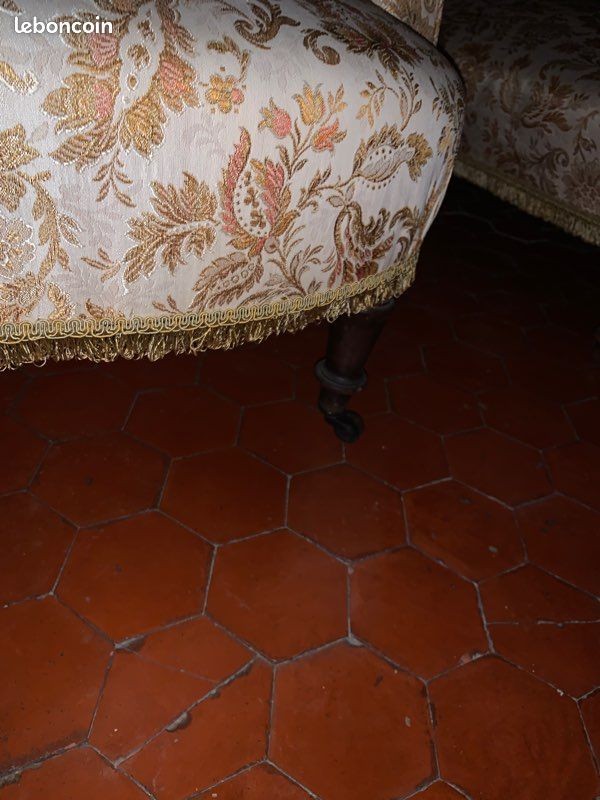 Méridienne et ses deux fauteuils vintage (image 5)
