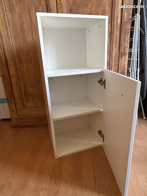 Meuble salle de bain blanc (image 4)