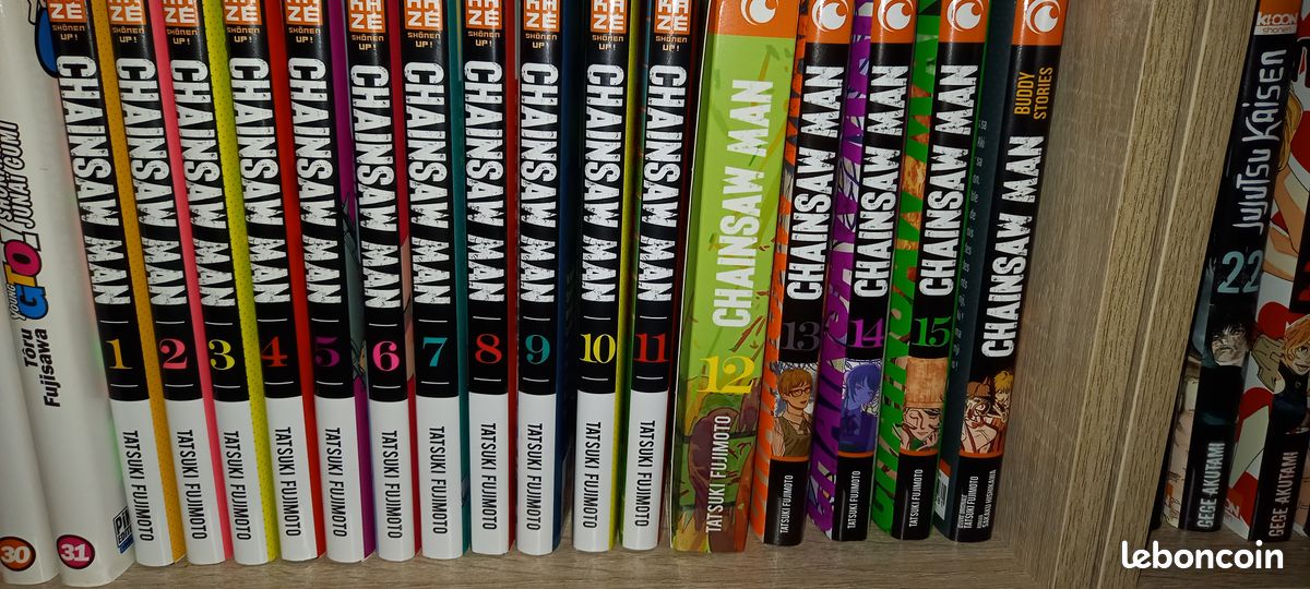 Manga Chainsaw Man Tome 1 à 15 +tome roman (image 2)