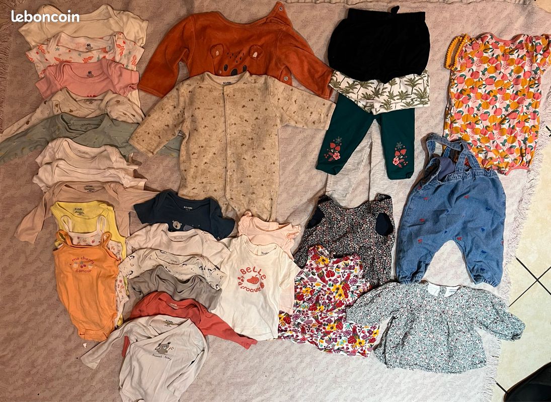 Gros lot vêtements bébé fille (image 1)