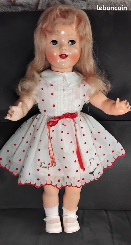 Grande poupée RAYNAL , 66cm , Vente aux enchères : Jouets - Trains - Poupées - Automates