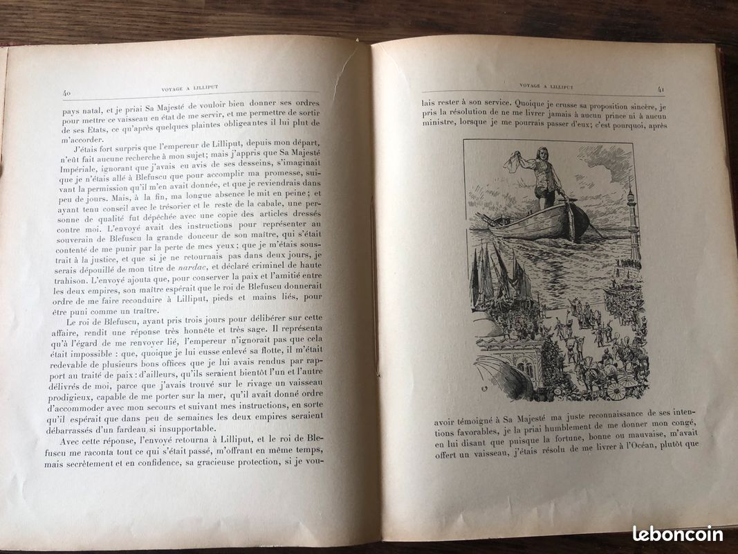 Voyages de Gulliver à Liliput et à Brobdingnac- Payot et Cie - Swift (image 6)