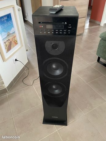 Enceinte Active Bluetooth Madison MAD-CENTER200CD-BK - 200W, USB, Jack - Occasion