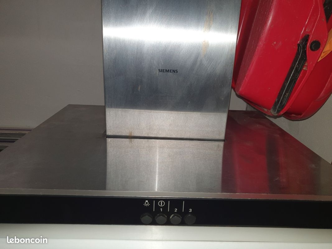 Hotte inox et noir Siemens (image 2)