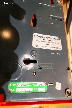 Téléphone de voiture Thomson CSF des années 1973 à 1986. - Histoire et