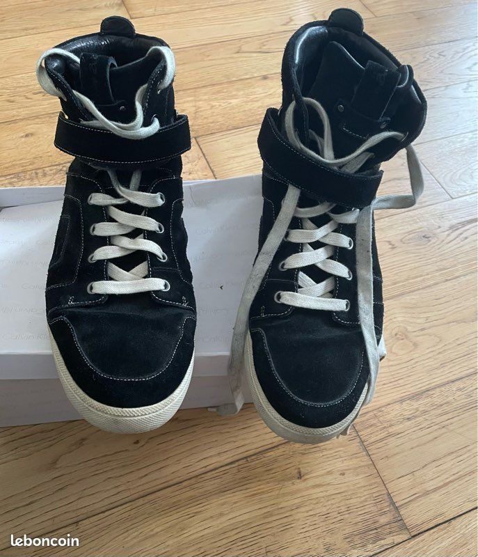 Basket noire Pierre Balmain Chaussures