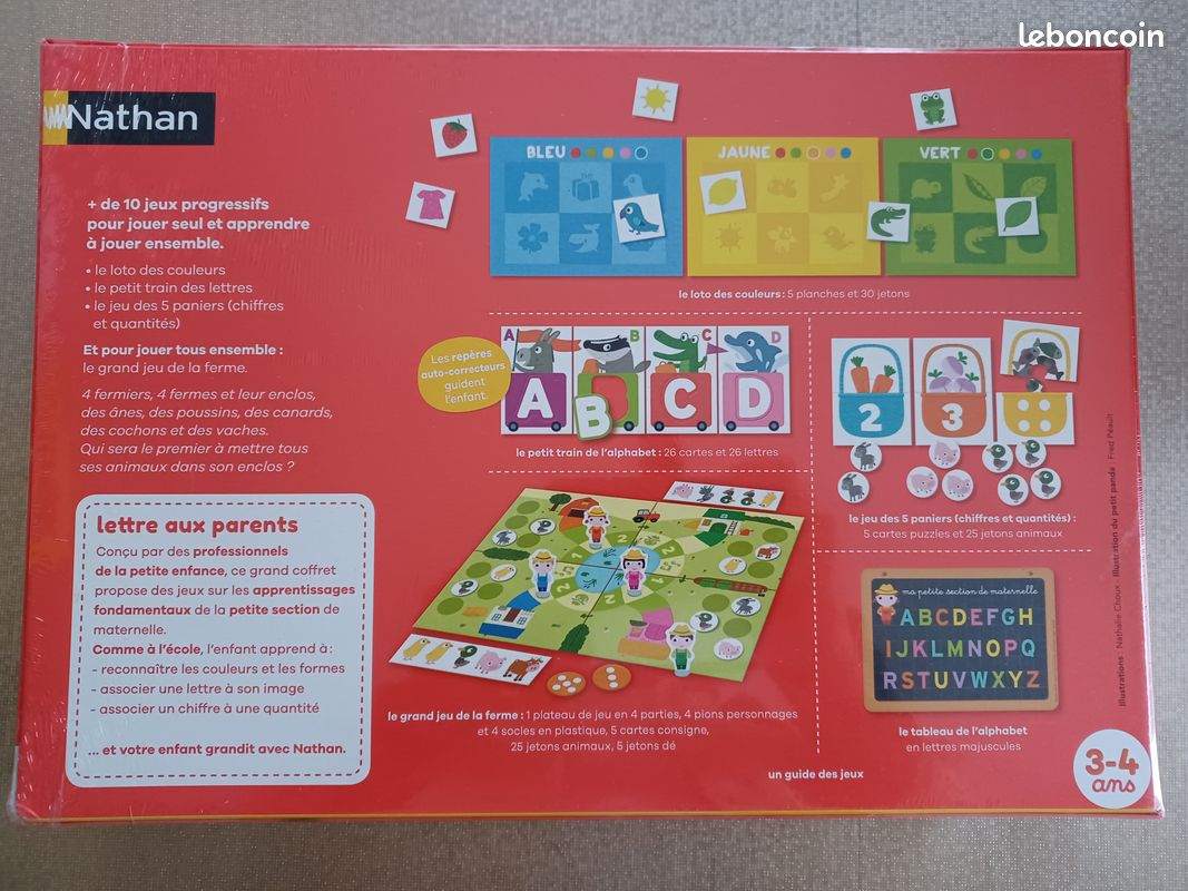 Mon grand coffret petite section, NATHAN, neuf, encore emballé (image 2)