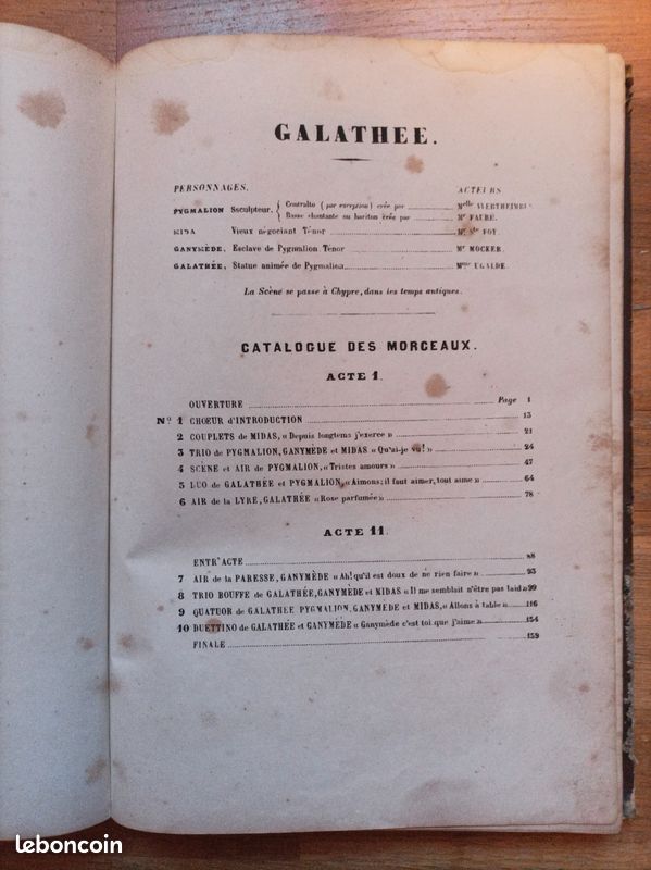 Partition pour Chant et piano de Galathée (image 5)