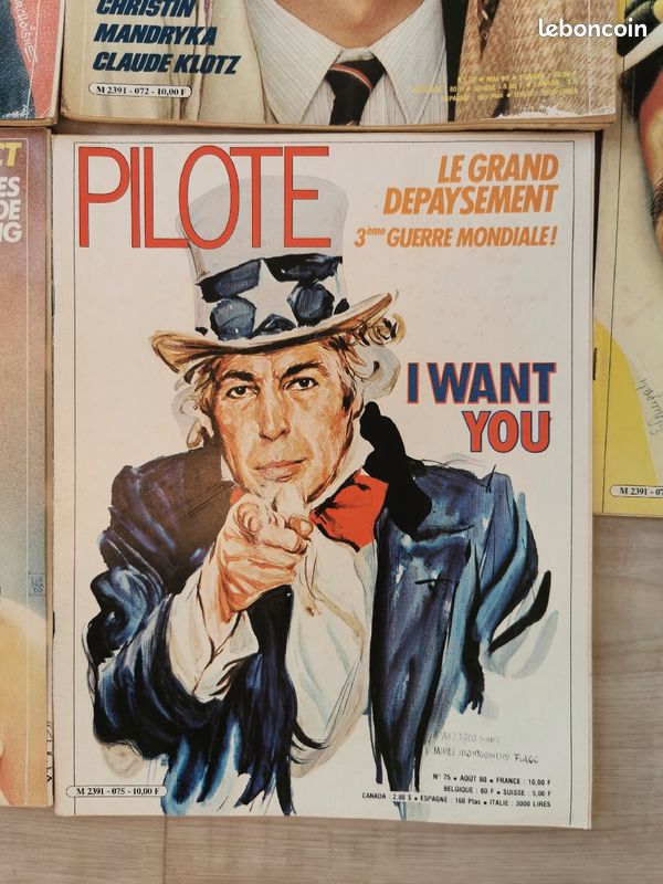 Lot 7 magazines Pilote vintage 80s (image 8)