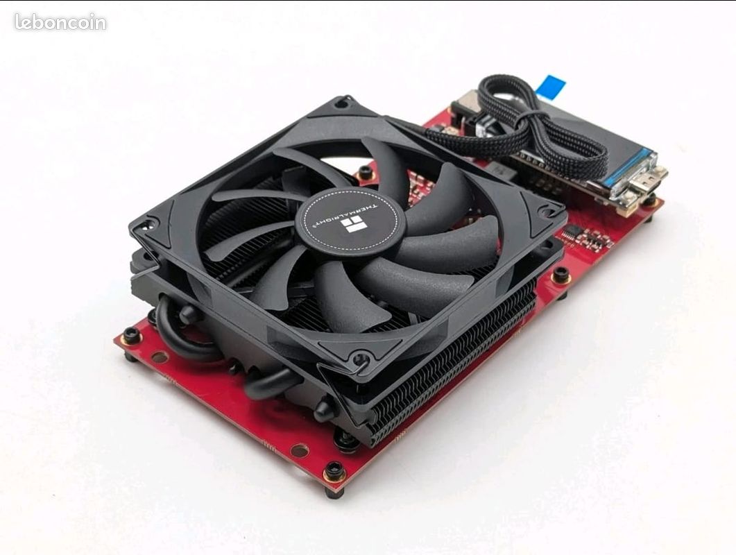 💥 NerdQaxe++ Rouge Édition Limitée – Mini Miner Bitcoin WiFi 4.8 TH/s -  Accessoires informatique