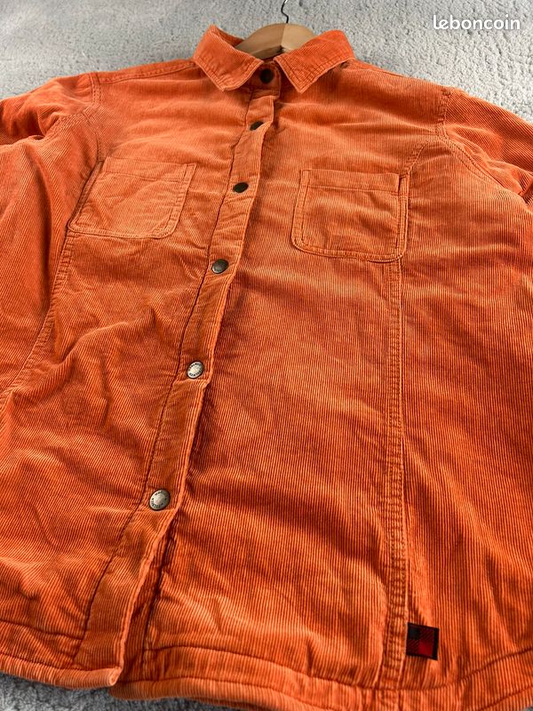 Chemise ExOfficio Buzz Off Femme – Manches Longues – Orange – Taille XL – Anti-moustiques