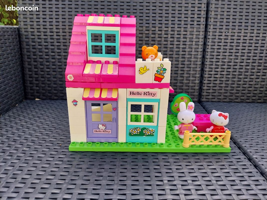 Maison Hello Kitty Unico compatible avec Lego Duplo Jeux Jouets