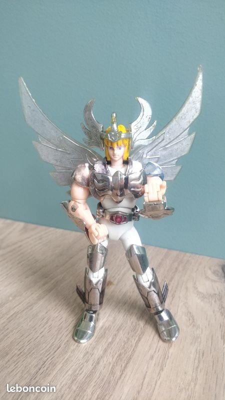 Figurine Saint Seiya Hyoga Du Cygne V2 - Bandai 1988, Collection Chevaliers Du Zodiaque