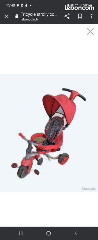 Tricycle strolly compact (image 2)