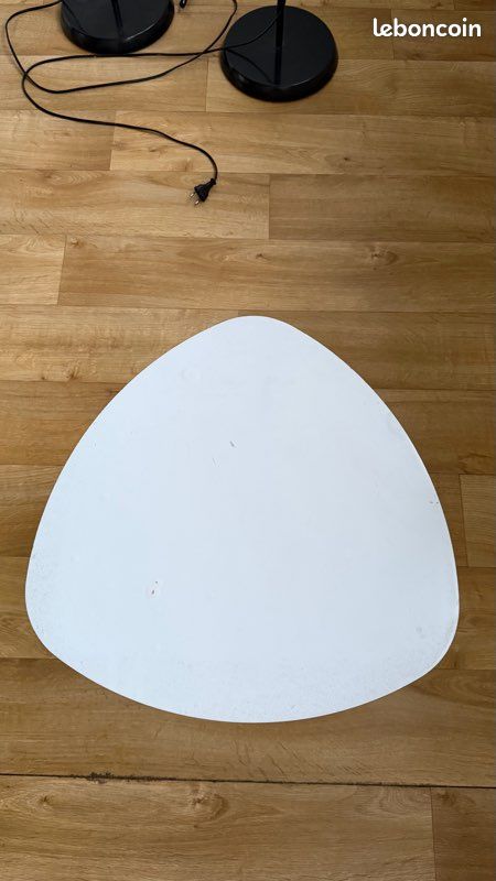 Petite table basse scandinave blanche (image 2)