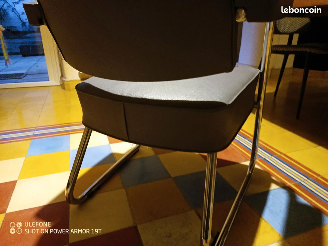 Chaise type industriel PAULMAN (image 3)