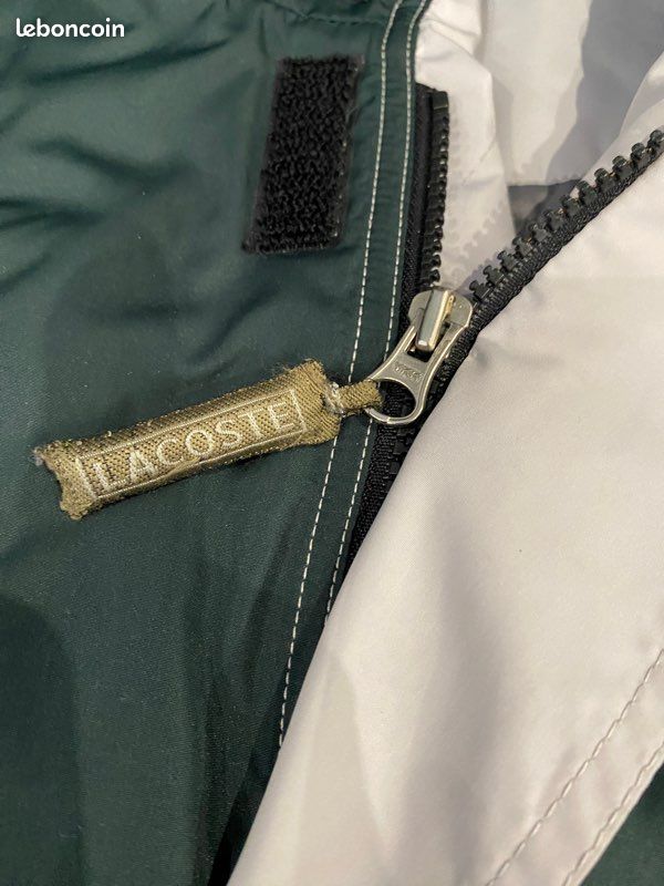 Veste manteau Lacoste vintage retro taille M excellent état 90s (image 4)