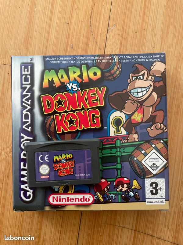 Mario Vs Donkey Kong Sur GameBoy Advance - Boîte Complète Et Manuel - Très Bon état