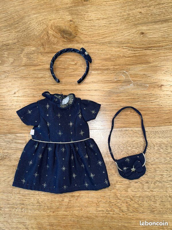 36 cm Sergent Major Ensemble robe de fête avec sac et serre tête (image 6)