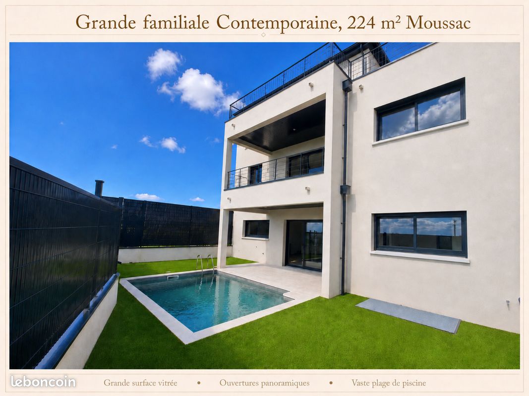 Maison 6 pièces 224 m² · à Moussac · 224 m² · 375 000 €