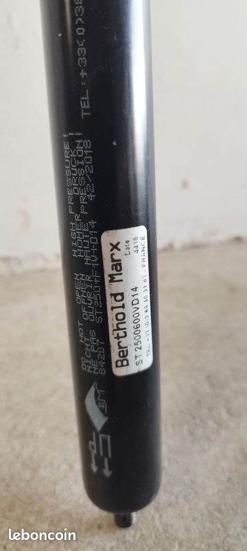 Vérin à gaz professionnel Berthold Marx 58 cm (Ref: ST 2500600VD14) (image 2)
