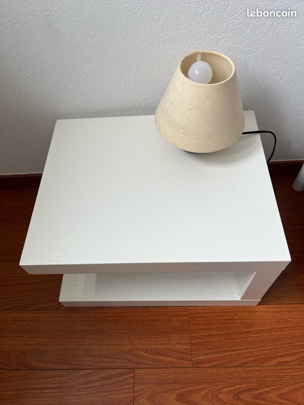 Petite table basse blanche (image 2)