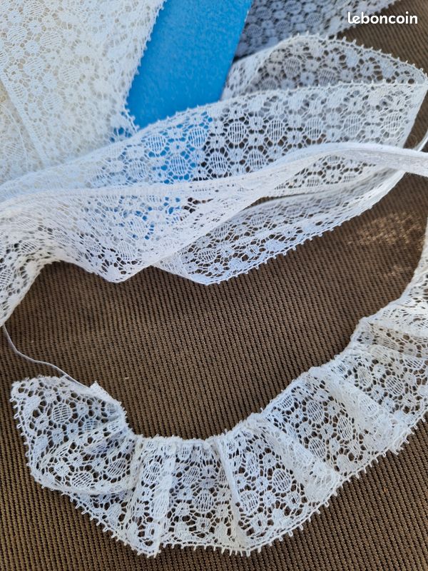 Métrage de fine dentelle coton (image 1)