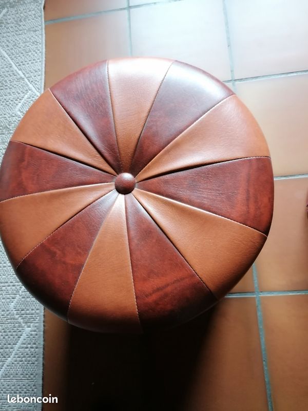 2 Poufs simili cuir (image 4)