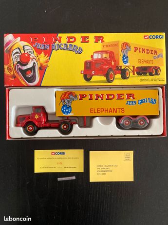 Berliet TLM Jean Richard 1/50 Corgi – Neuf En Boîte – Thème Cirque