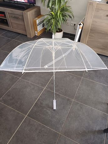 Grand parapluie pour enfants dessin transparent fraises