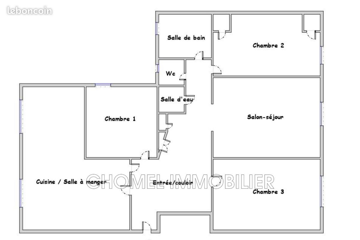 Appartement 5 pièces 109 m² · à Lyon · 109 m² · 475 000 €