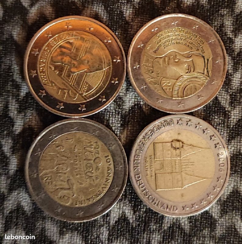 4 pièces de 2 euros collection (image 5)
